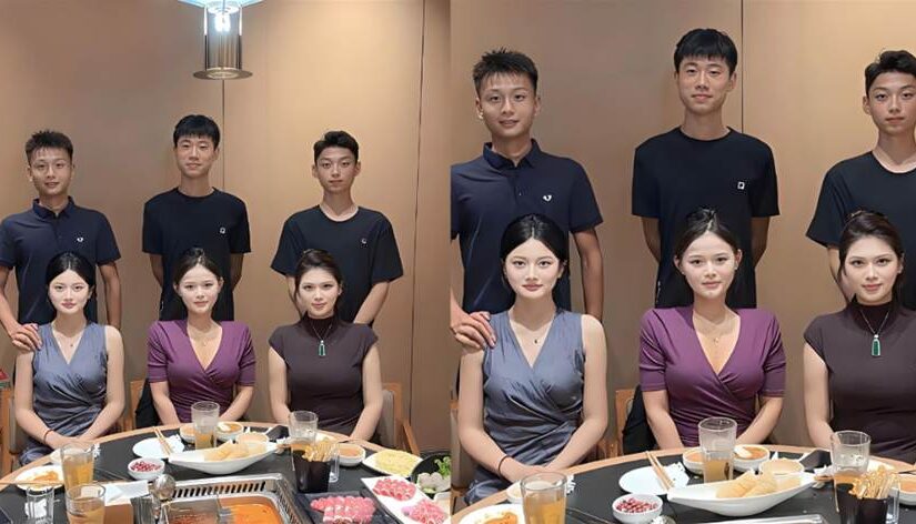 三胞胎姐妹嫁人後聚餐，一張合照猜猜誰的老公「最有錢」？網友選擇「驚人一致」