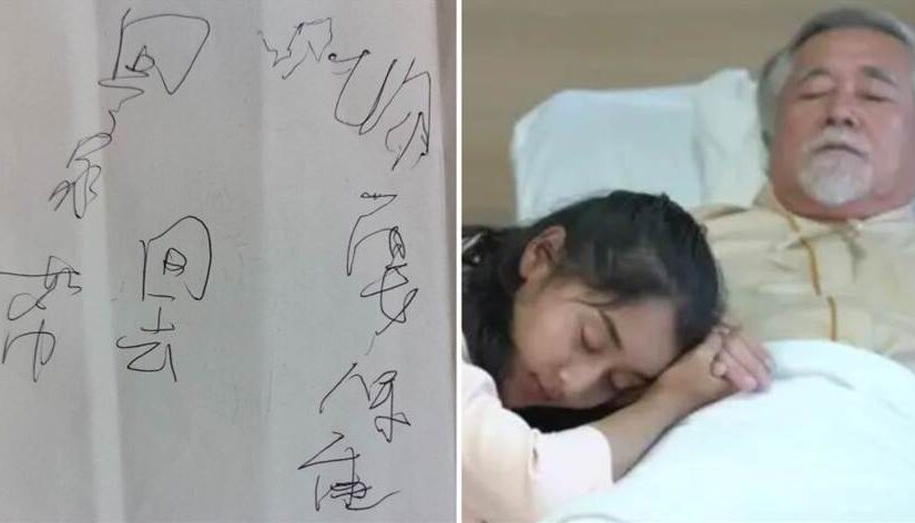插管不能說話！爸盡全力「寫下臨終囑託」，他急瘋看不懂…網友認出給答案：太讓人難過了