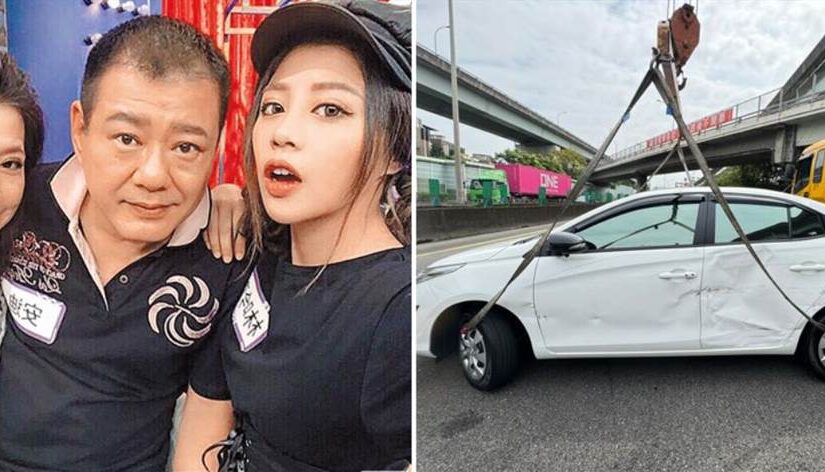 國道交通事故！安迪女兒驚傳「遭聯結車拖行50公尺」車身全爛「狀況曝光」