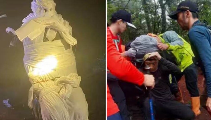 山上驚見無名屍！好心男大愛「背屍夜騎7公里」運下山，打開屍袋後，所有人傻眼了！