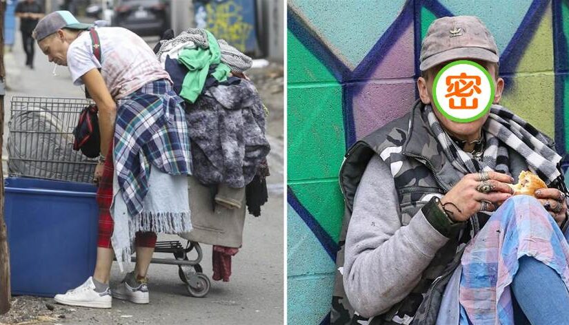 淪街友8年！40歲性感女星「路邊翻垃圾充飢」淒慘畫面曝光　精神出問題「自曝一年多沒洗澡」