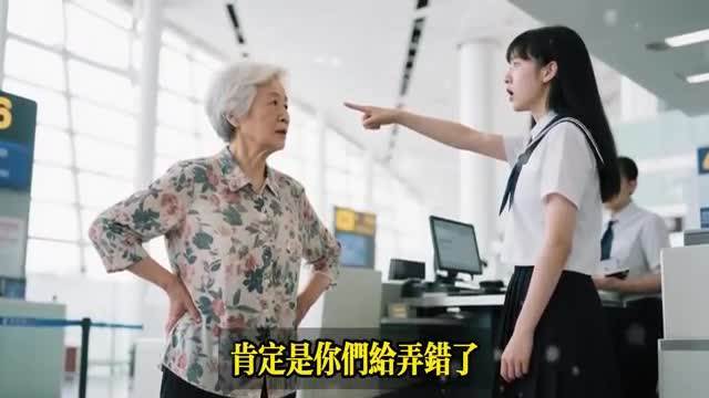 頭等艙座位鬧到全機延誤！女學生沉住氣，10分鐘後局面反轉