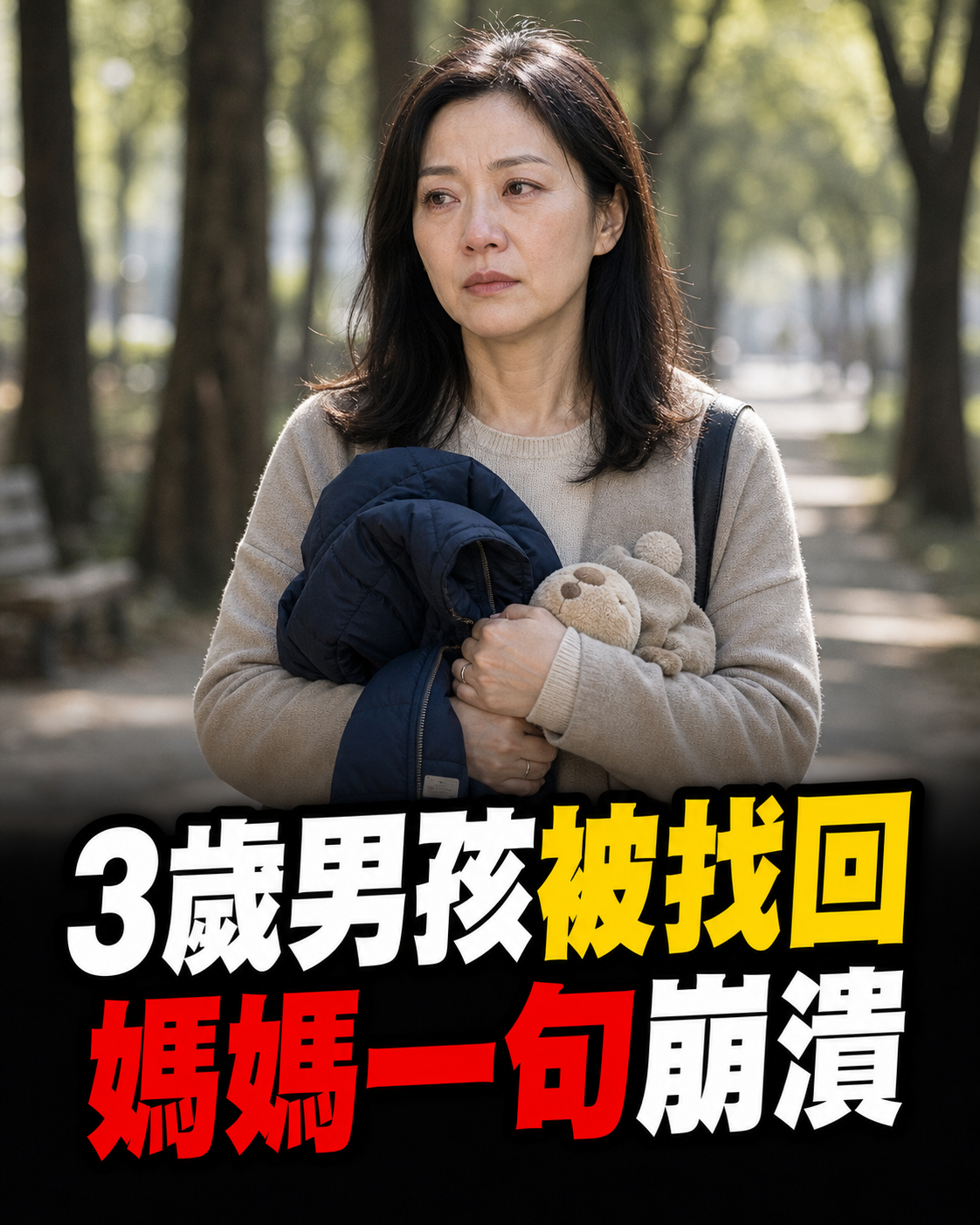 3歲男孩走失後被找回,媽媽看著他卻崩潰說「不像我的孩子」