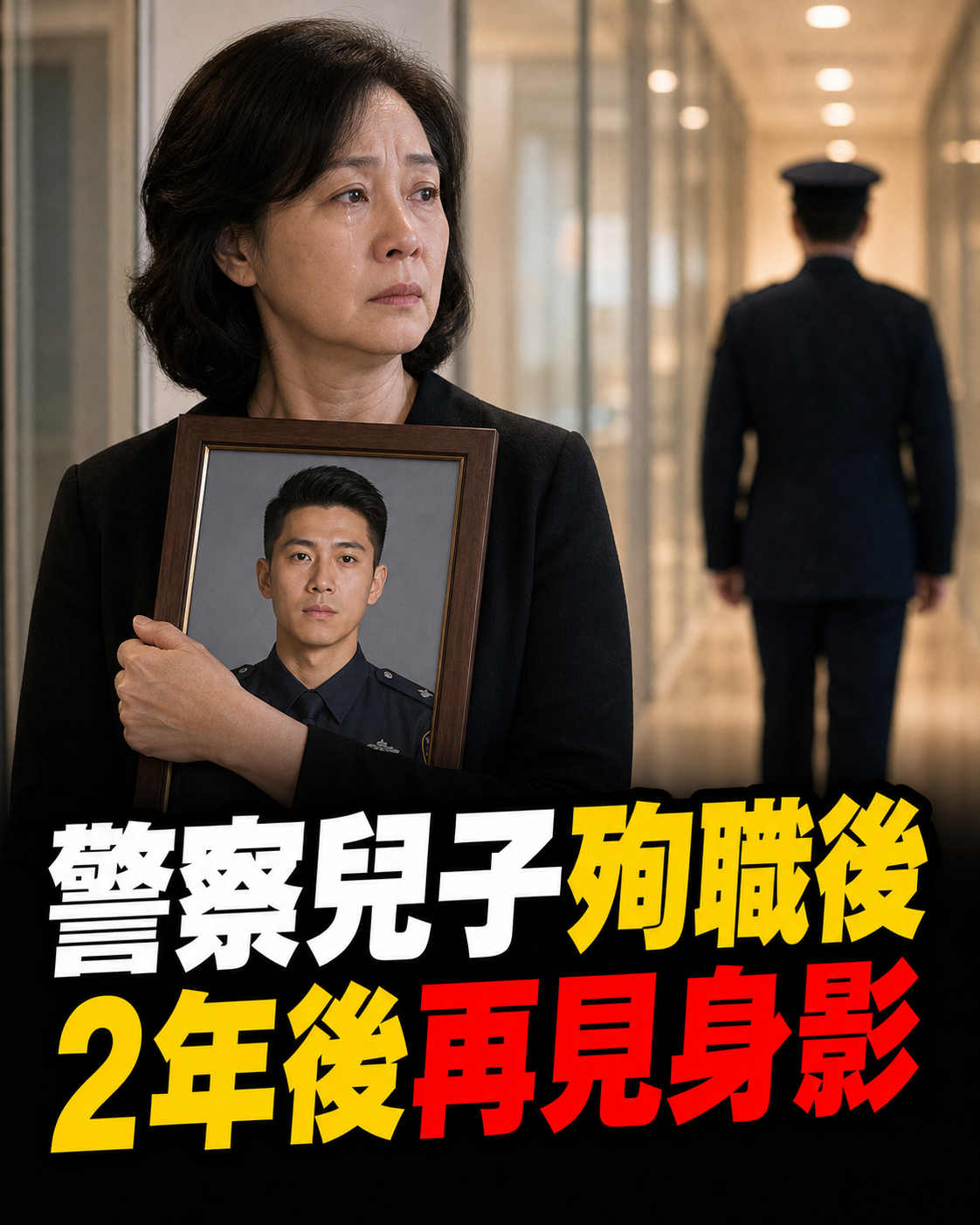 母親失去24歲警察兒子,2年後商場再見熟悉身影當場淚崩