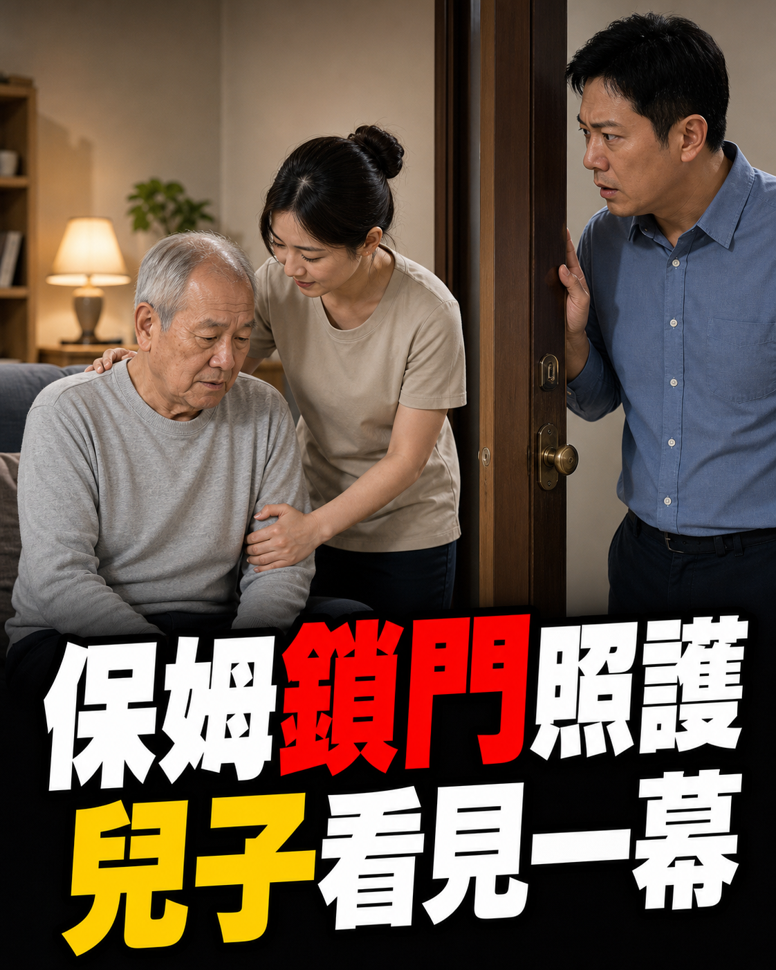 20歲保姆每次照護都鎖門,兒子看見一幕後愣住