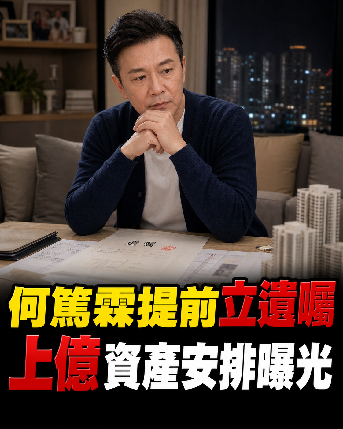 何篤霖提前公證遺囑,上億資產安排背後藏童年心結