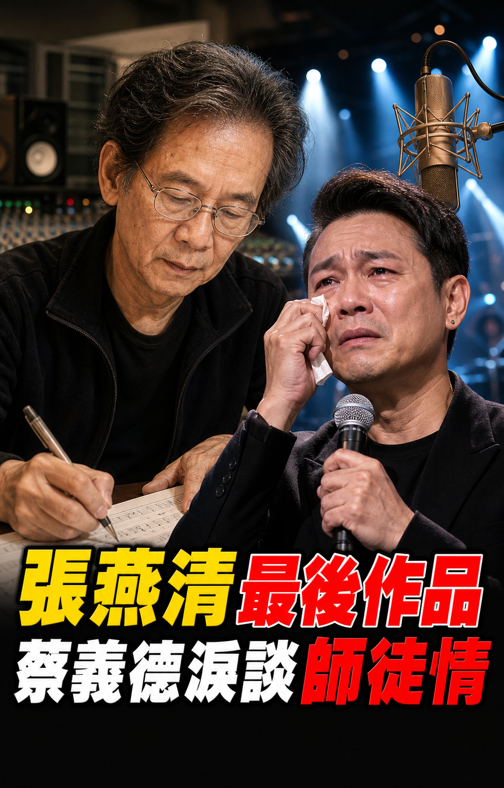 張燕清留下最後作品,蔡義德談恩師離去一句話讓人鼻酸
