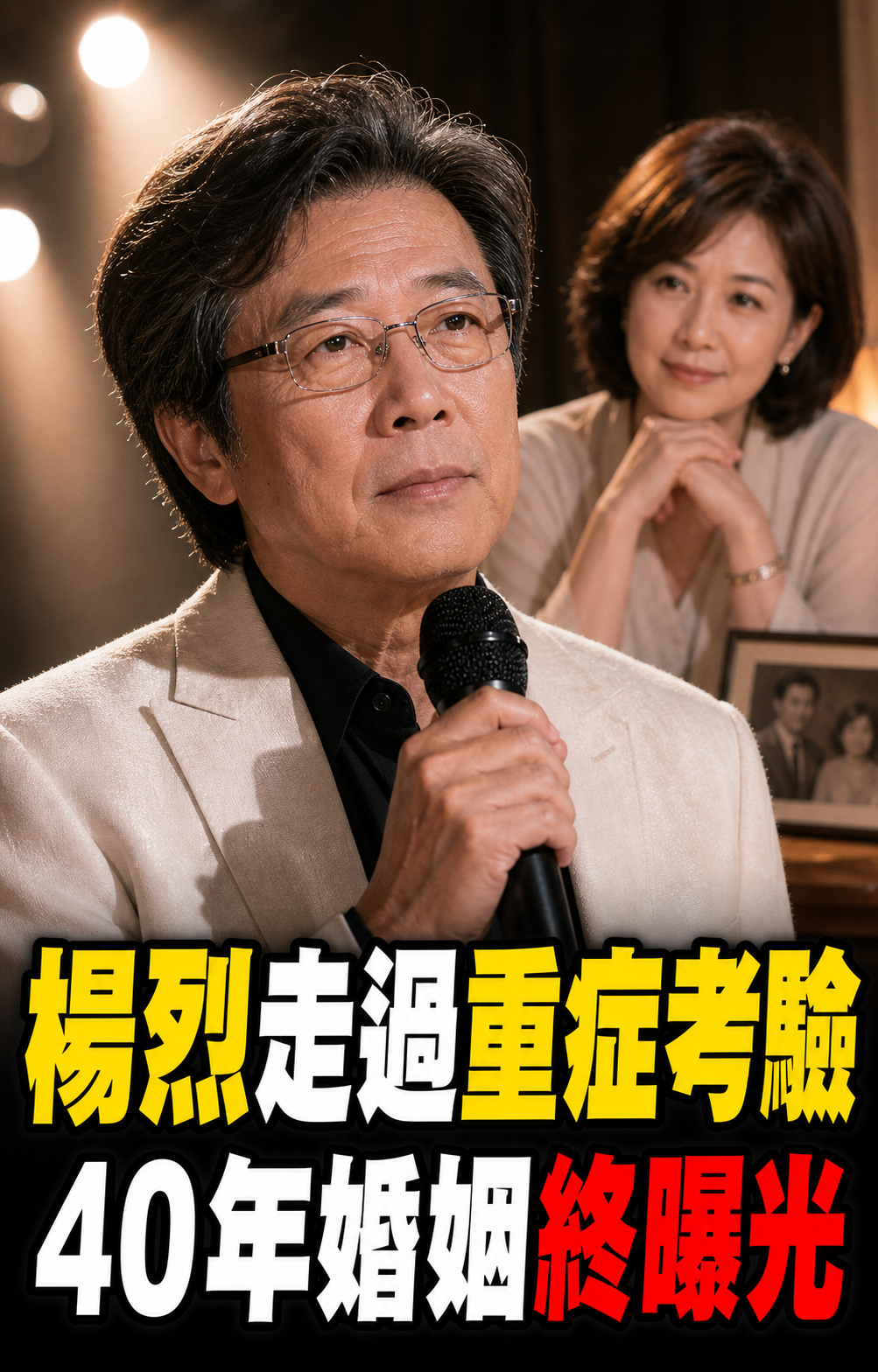 楊烈走過事業歸零與重症考驗,藏40年的婚姻終於曝光