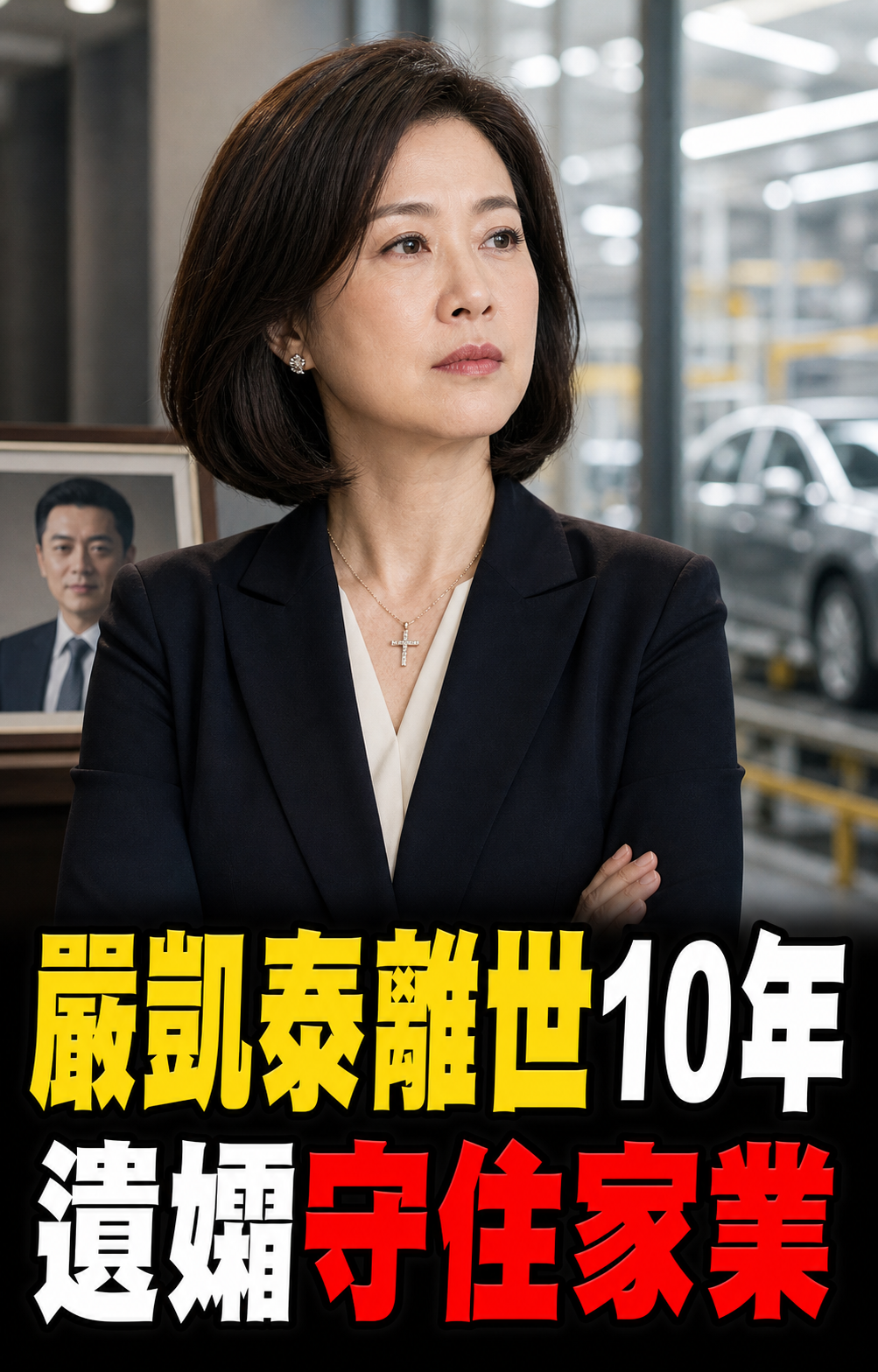 嚴凱泰離世後十年,遺孀守住裕隆背後的壓力與選擇