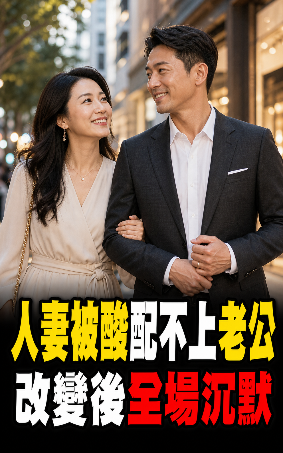 人妻被酸配不上老公,她靠改變讓眾人閉嘴