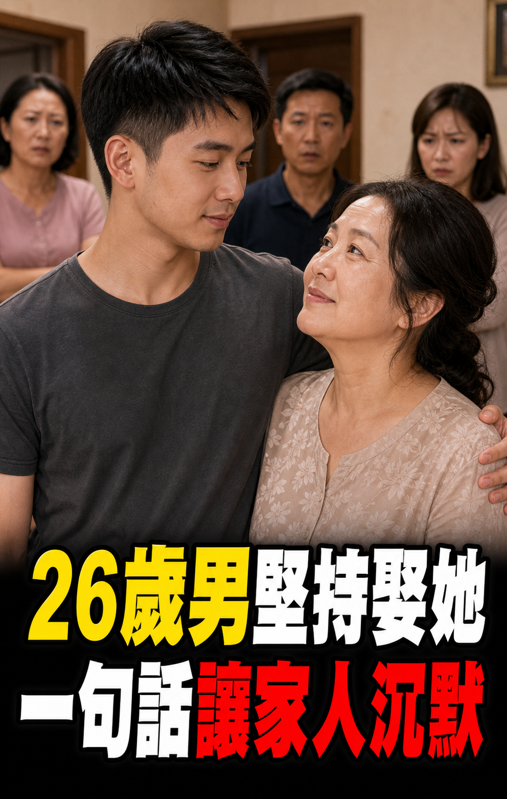 26歲男堅持娶大8歲病弱女子,一句回答讓家人沉默