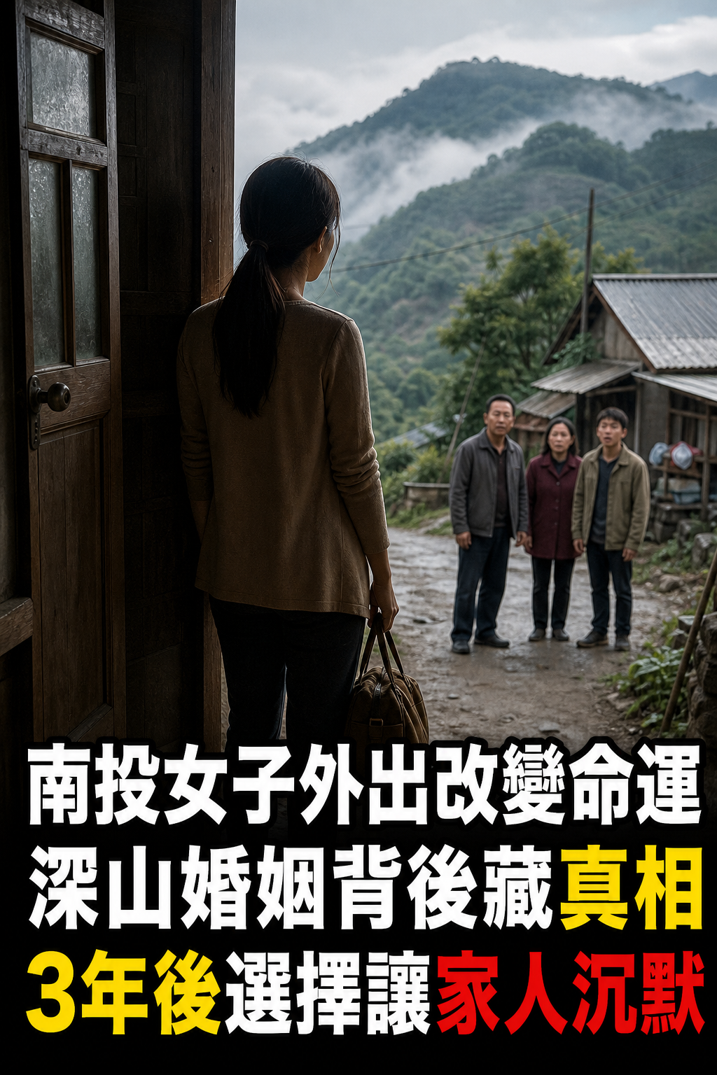 南投女子外出改變命運,深山婚姻背後藏真相,3年後選擇讓家人沉默
