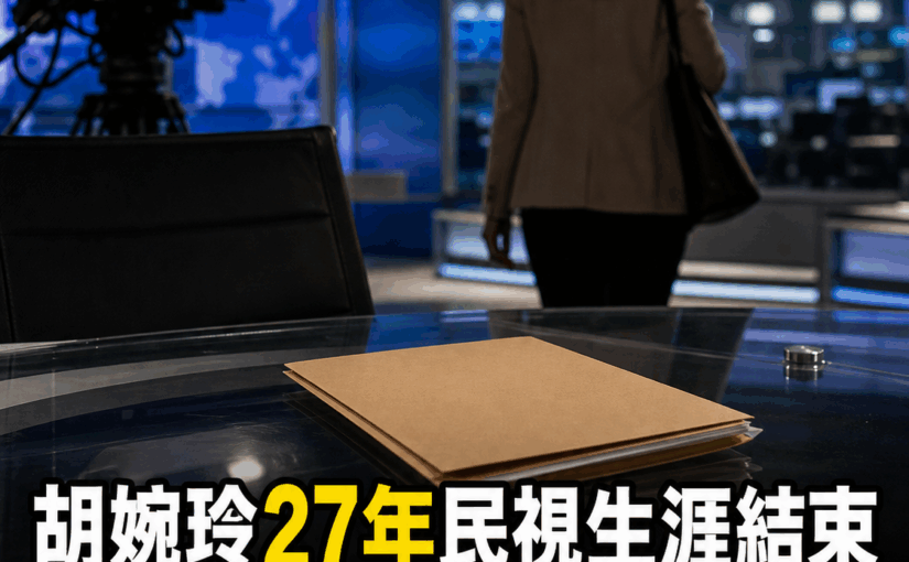 胡婉玲27年民視生涯突然結束，一句「離開不是我的選擇」，掀開新聞圈內幕風波