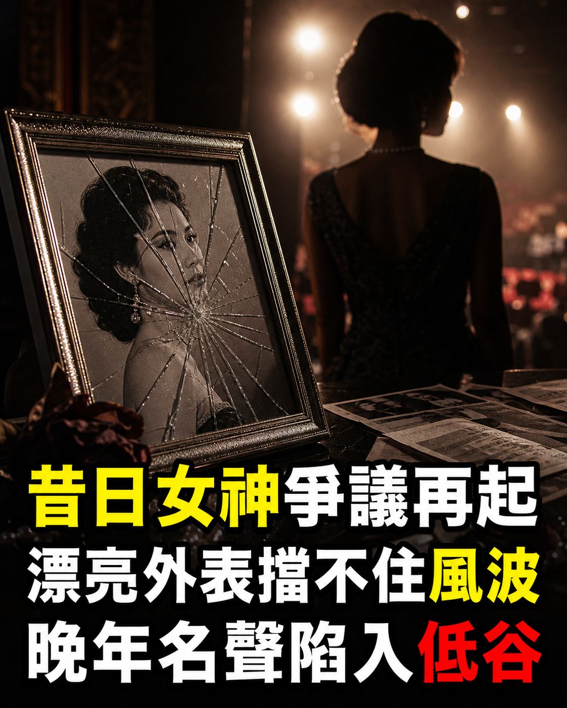 昔日女神爭議人生再被翻出，漂亮外表擋不住風波，晚年名聲陷入低谷