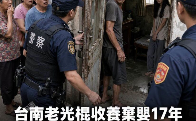 台南男子照顧女孩17年，長年不讓她外出，村民察覺異常後通報，真相讓人震驚