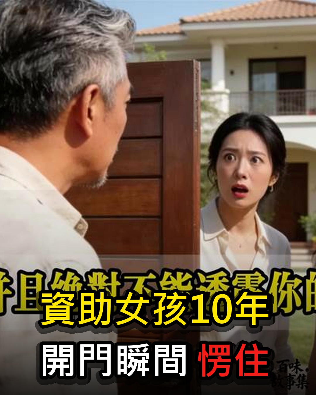 高雄男子資助18歲女孩10年從未見面,她讀到博士後登門致謝,開門瞬間他愣住了