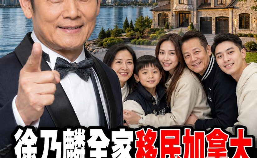 徐乃麟全家移民加拿大，兒媳婦身分曝光太驚人，67歲坐擁7豪宅身家藏不住