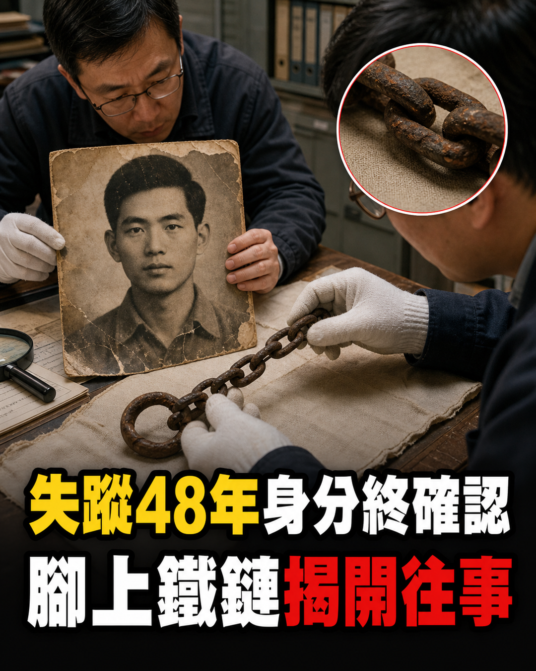 四川挖出一具帶7公斤鐵鏈遺骸，身分指向失蹤48年的人物，背後故事令人鼻酸