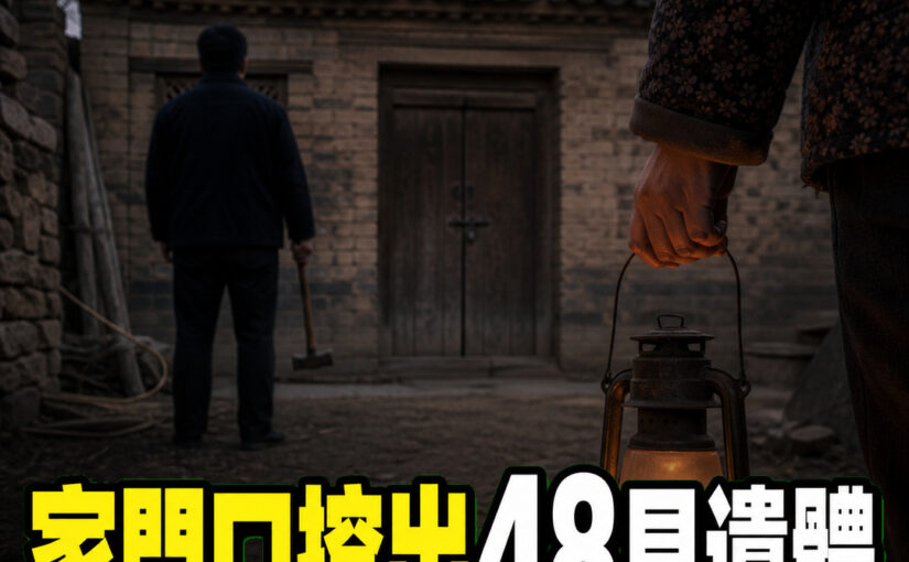 家門口挖出48具遺體，夫妻聯手犯案真相震驚眾人