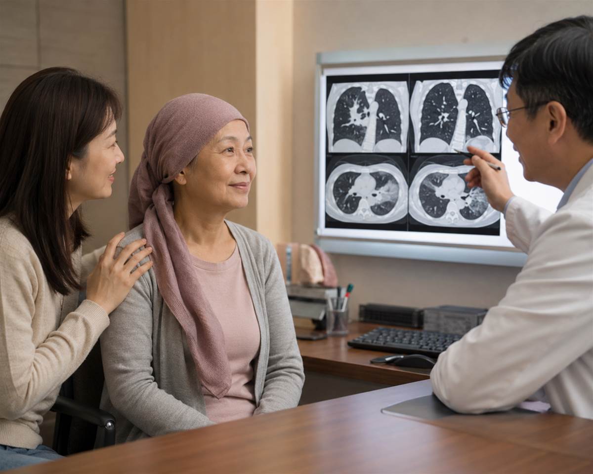 媽媽肺腺癌晚期走到第14年!醫師當年估一兩年,家人回顧「這3件事」如何撐過漫長治療