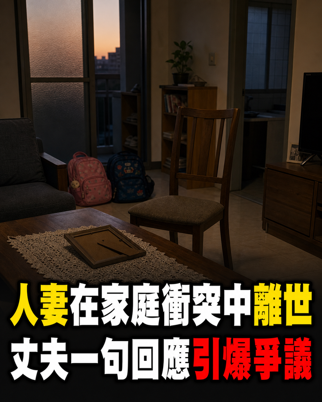 老婆在家庭衝突中不幸離世！丈夫婚外情爭議曝光，攤牌反問「難道我沒幫妳顧小孩嗎？」