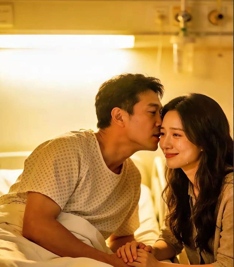 丈夫手術後狀況危急,妻子抱著他痛哭,他靠近耳邊說出1句話