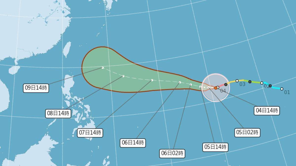 強颱巴威路徑逐漸明朗,下週五最接近臺灣,北部與東半部風雨要留意