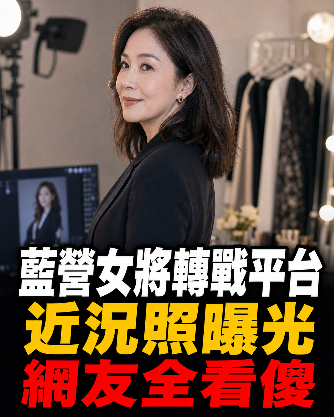 藍營女將轉戰大尺度平台「近況照曝光」網友全看傻