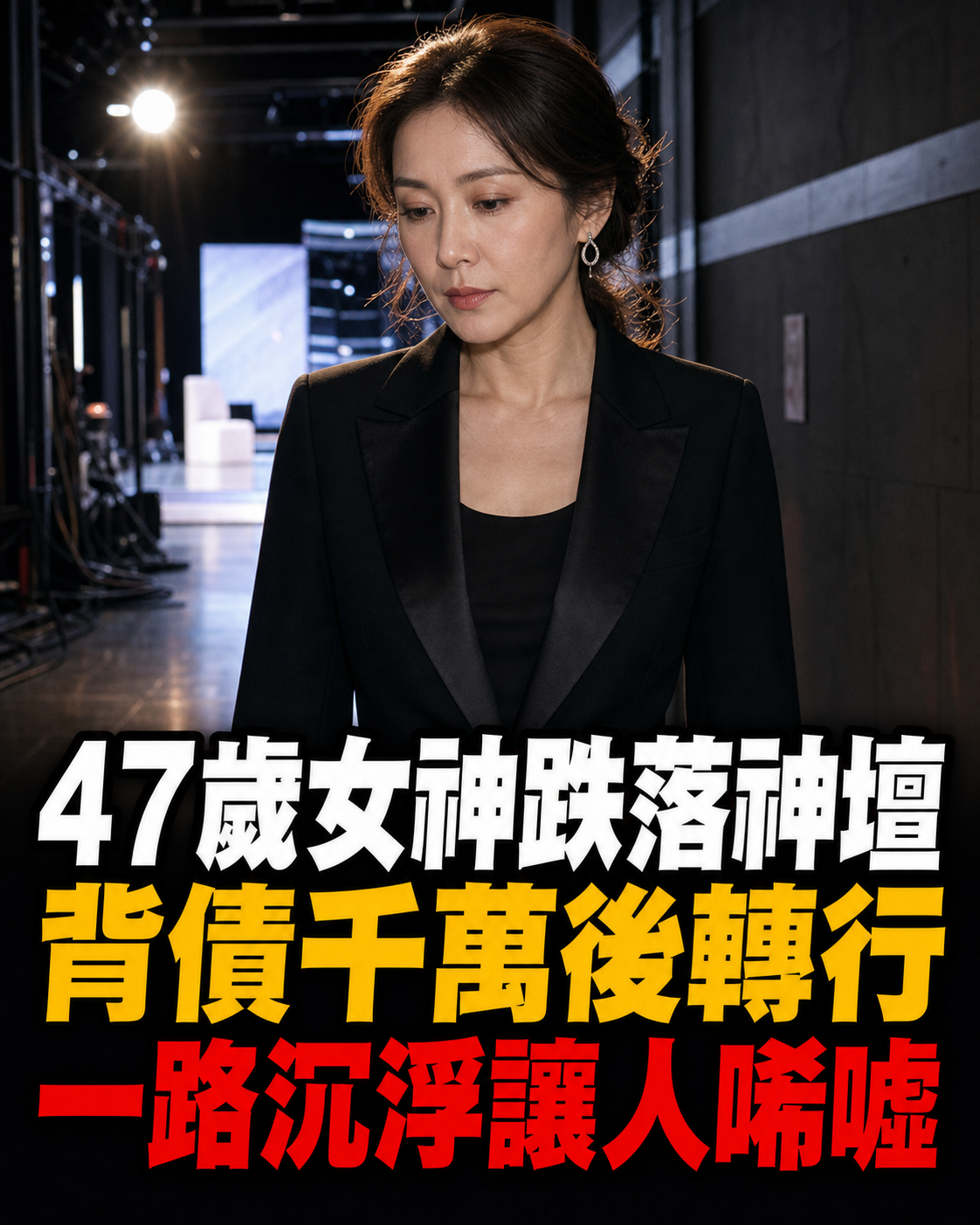 47歲女神跌落神壇「背債千萬後轉行」一路沉浮讓人唏噓