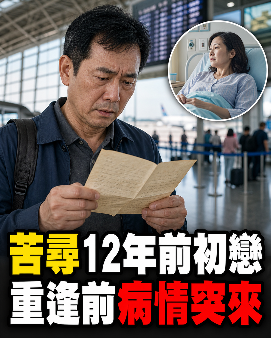 台灣男子苦尋12年前初戀，得知她為家人單身至今，重逢前卻傳腎衰竭消息讓人心疼