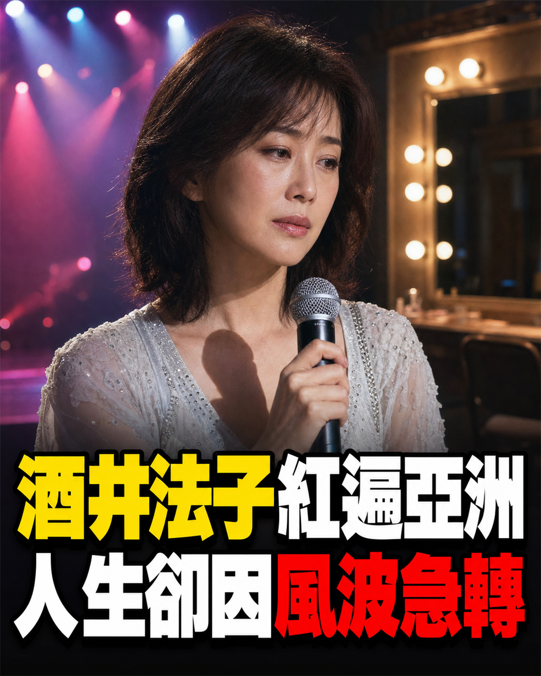 酒井法子曾紅遍亞洲,2009年違禁物風波讓人生急轉直下,54歲近況與收費粉絲團再掀討論