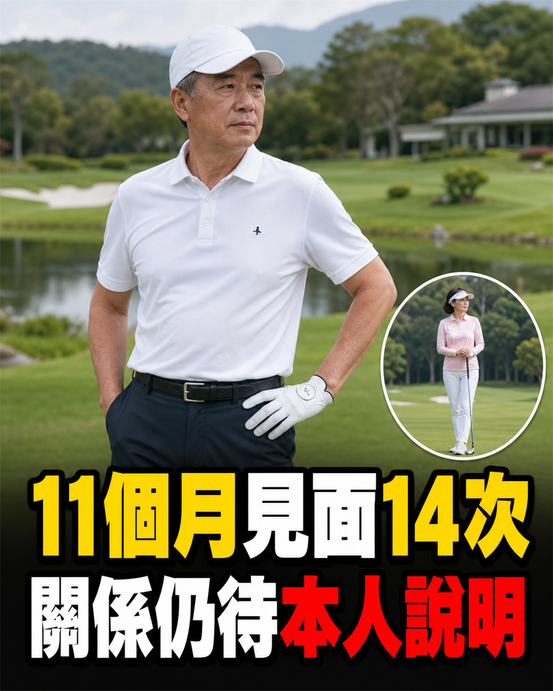 郭台銘與謝姓球友11個月見面14次引熱議，曾馨瑩未回應，夫妻關係仍待當事人說明
