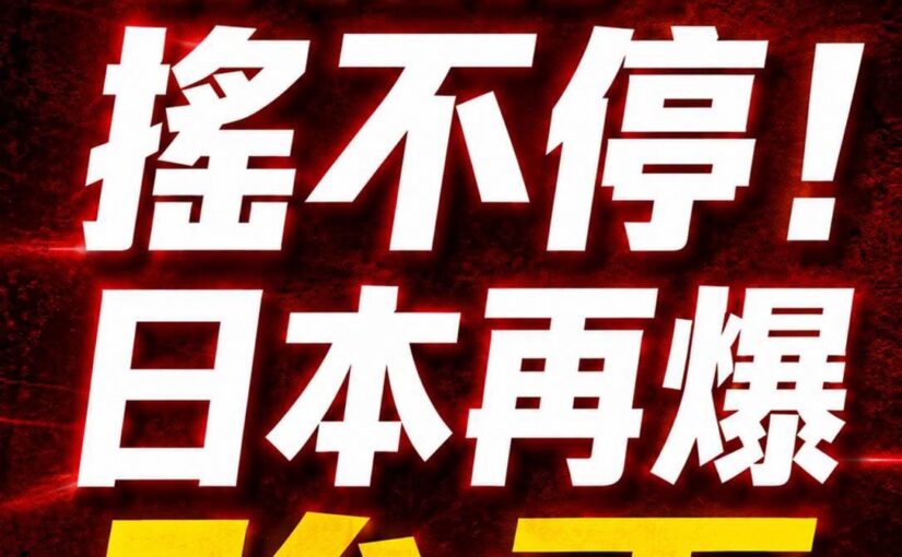 快訊／搖不停！日本再爆強震