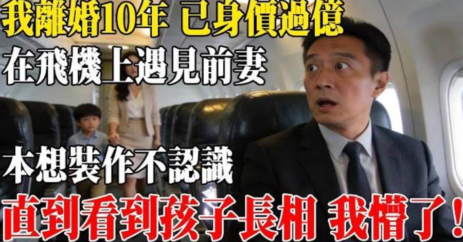 我離婚10年已身價過億,在飛機上遇見前妻,本想裝作不認識,直到看到孩子長相,我懵了!