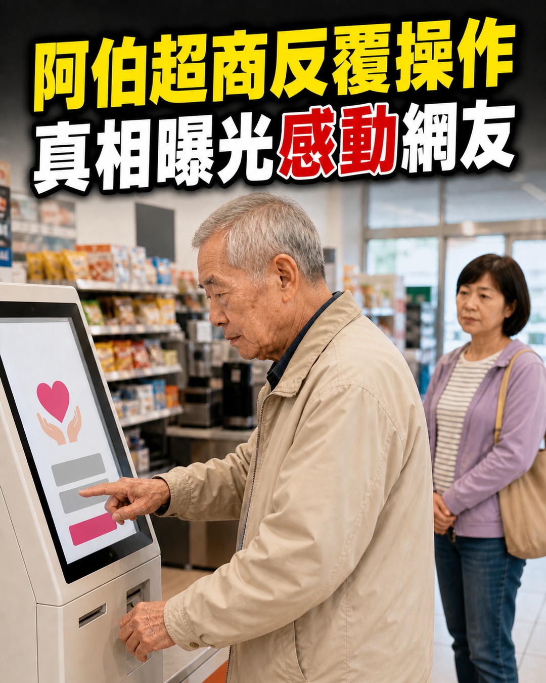 熊本強震後,超商阿伯默默做的一件事讓網友感動