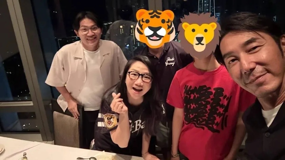 李李仁父親節家庭聚餐