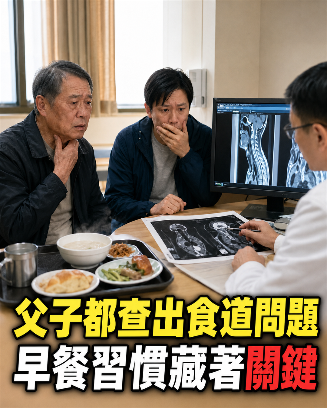 爸爸64歲食道癌，我41歲也查出食道病變，問題竟出現在我們每天的「早飯」裡
