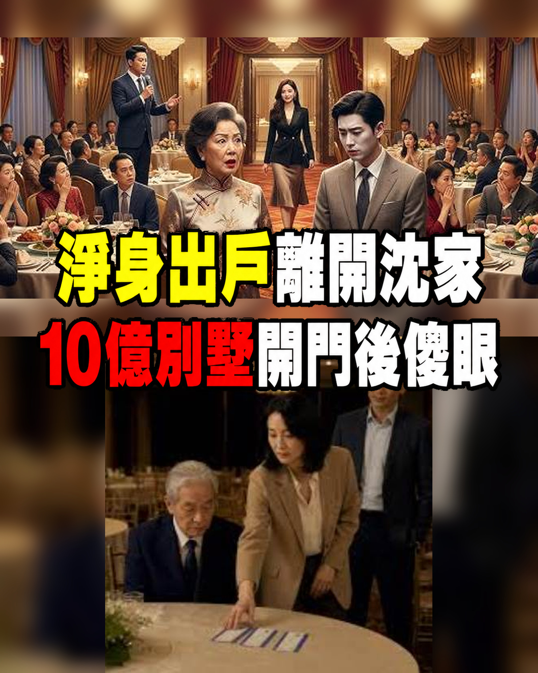 我被淨身出戶,當晚婆家就迫不及待要搬進我10億別墅,結果剛打開門一看,婆家瞬間嚇傻,前夫崩潰了!