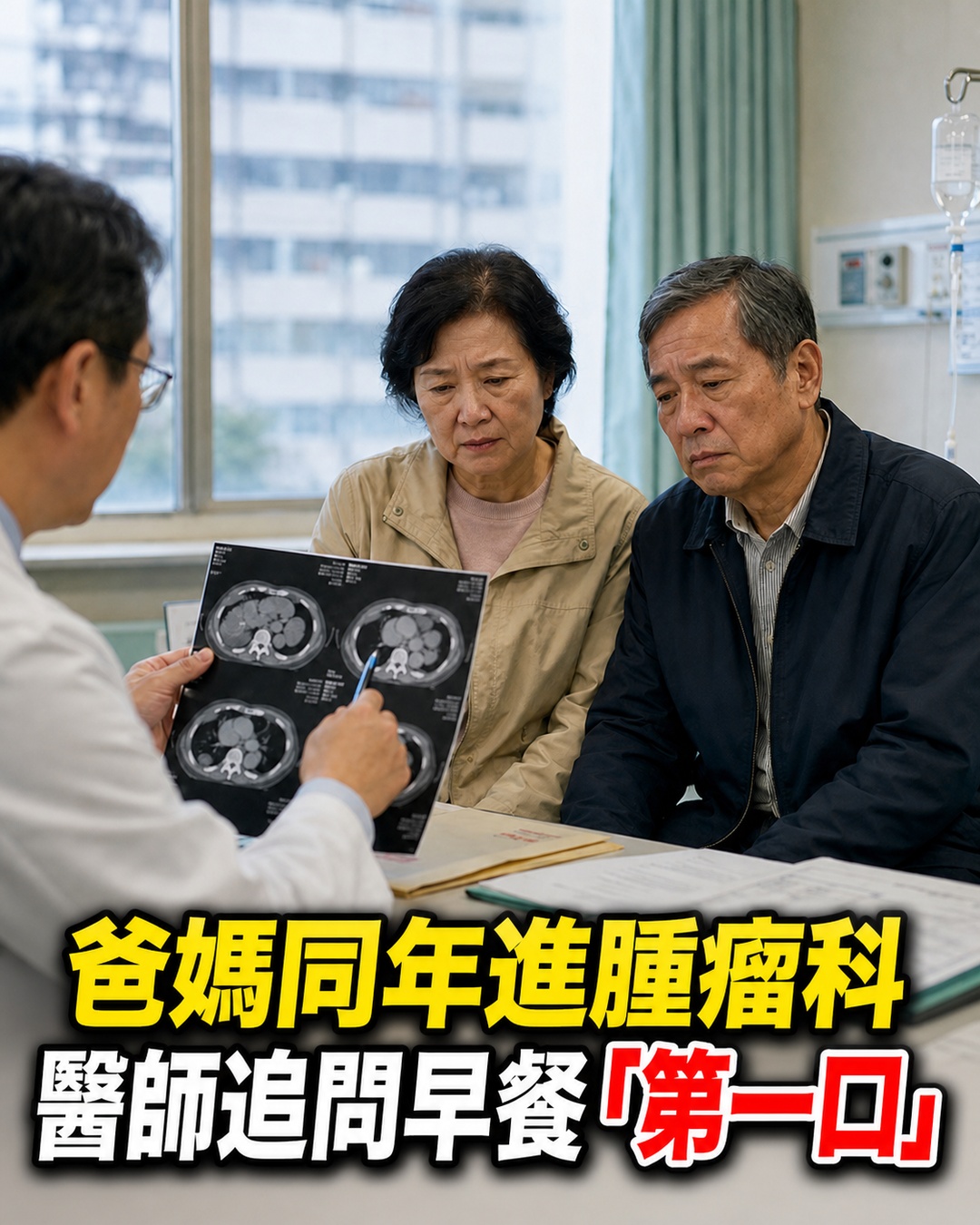 媽媽59歲胃癌、爸爸64歲食道癌,醫師最後追問每天早上的「第一口」
