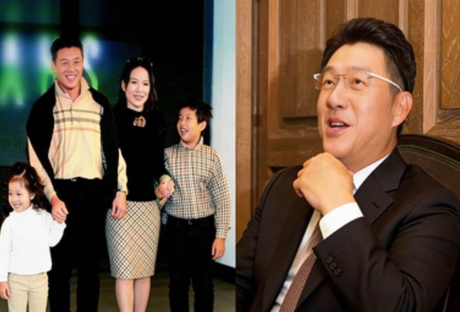 一雙兒女正面照流出，嬌妻真實身分曝光震驚全臺，62歲謝震武身家徹底瞞不住