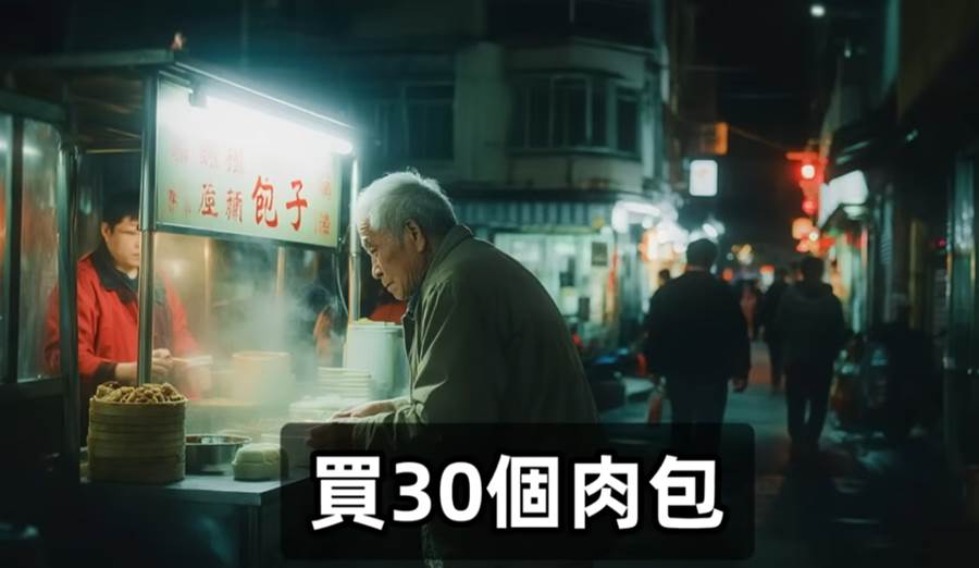 台北72歲獨居老人每晚要買50個肉包,老闆察覺不對後報警,員警破門而入後震驚了