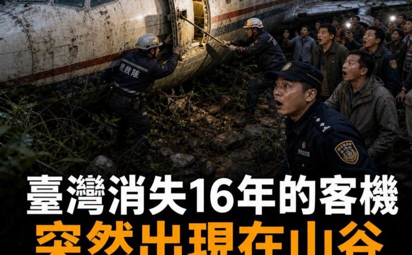 台灣消失16年的客機，突然出現在山谷，撬開艙門後，所有人都驚呆了…