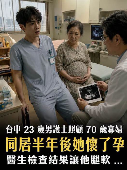 23歲男護士照顧70歲寡婦半年，她突然說懷孕，親兒子帶律師回來後事情更複雜