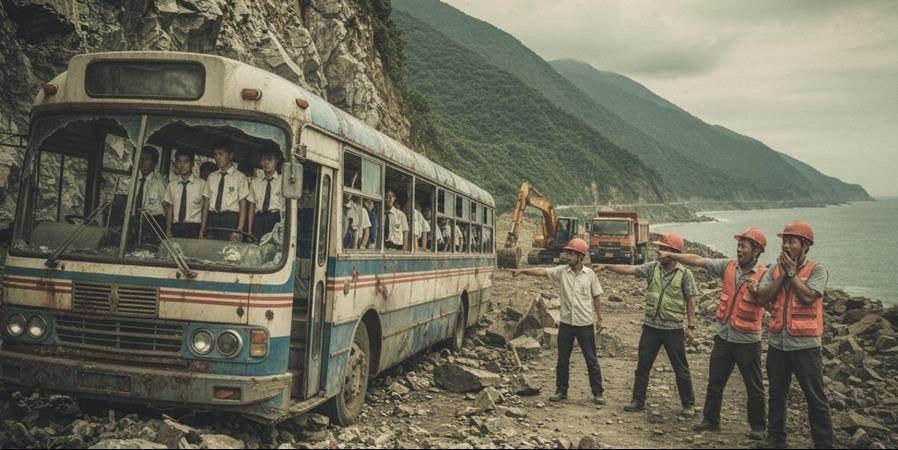蘇花公路幽靈遊覽車傳說,30多名師生消失20年後,公路工程挖出線索