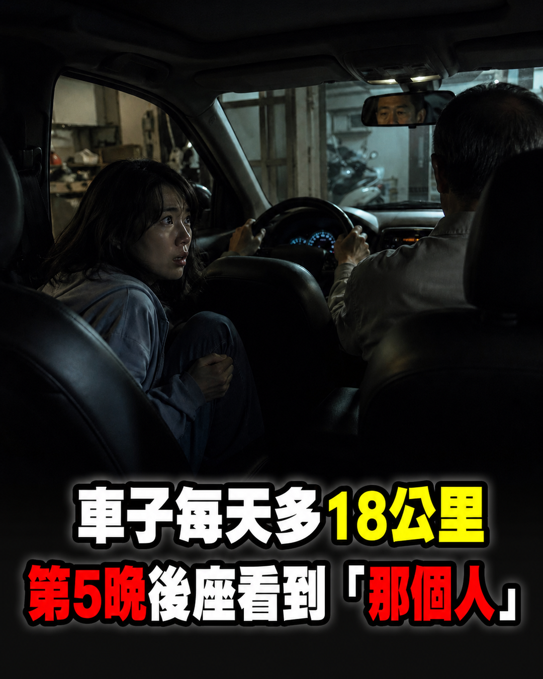 父親火化後愛車每天固定多18公里,女兒第5晚躲進後座,駕駛身分讓她僵住
