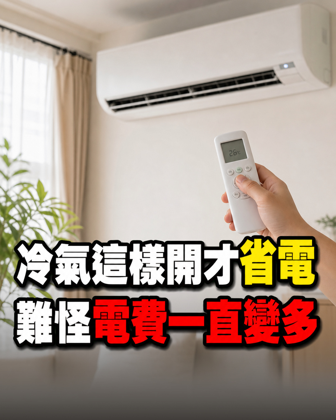 原來這樣開冷氣才省電,一個夏天都快過了,現在才知道,天啊,難怪我說電費這麼多!
