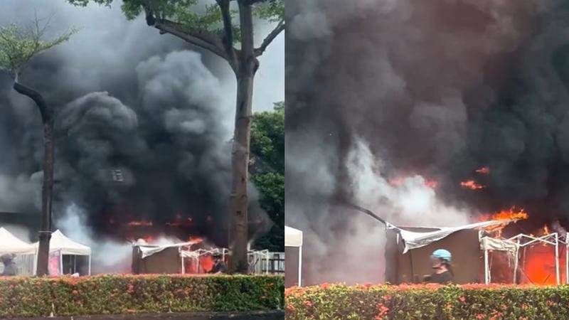高雄鳳山鐵皮屋突傳2聲爆炸,整棟陷入火海後續曝光