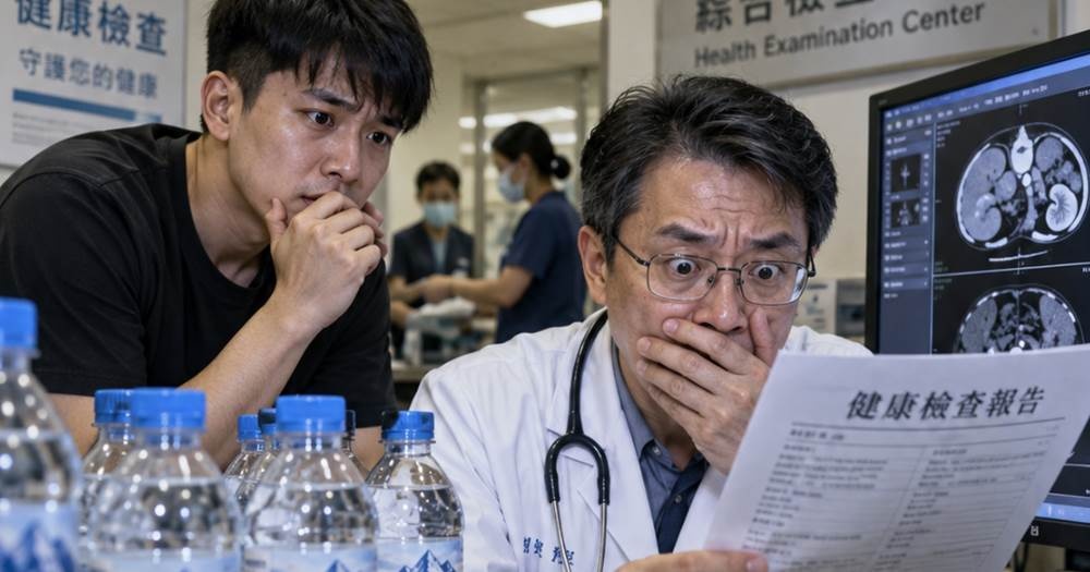 新竹33歲男子只喝礦泉水12年，3個月暴瘦後檢查結果讓他愣住