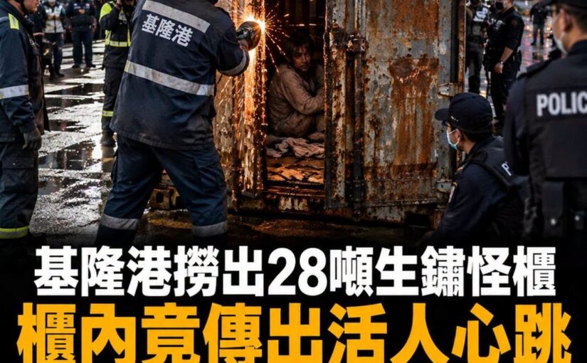 基隆港28噸生鏽貨櫃傳出咚咚聲，海底監測結果讓人不安
