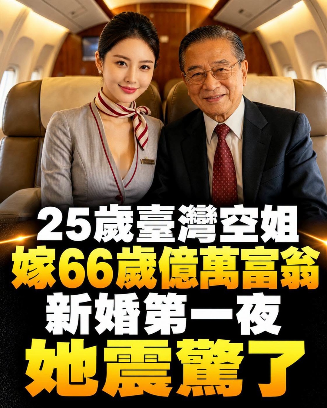 25歲空姐嫁66歲億萬富翁,新婚第一夜打開保險櫃,裡面的文件讓她背脊發冷